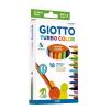 GIOTTO TURBO COLOR PENNARELLI TRATTO 2.8 mm COLORI ASSORTITI CONF 18 Pz.