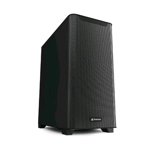 SHARKOON M30 BLACK CASE FULL TOWER ATX E-ATX FRONTALE MESH 2xUSB-A 3.0 1xUSB-C 2xVENTOLE 120MM PWM BLACK