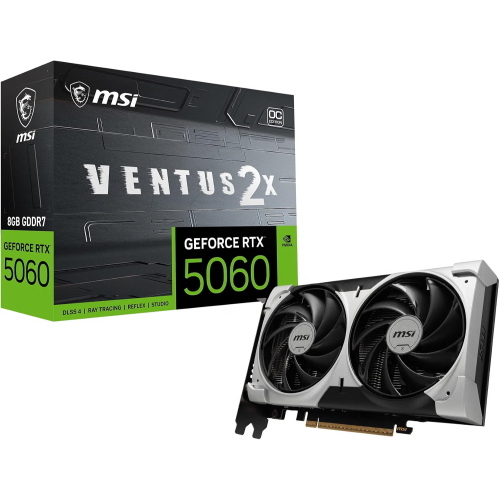 MSI GEFORCE RTX 5060 8G VENTUS 2X OC V1 8GB GDDR7 DUAL FAN