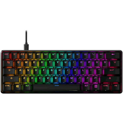 HyperX Alloy Origins 60 — tastiera meccanica RGB, HX Red, layout US