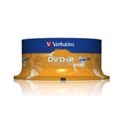 VERBATIM DVD-R 4.7GB 16X SPINDLE 25 PZ