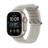 APPLE WATCH ULTRA 4 2026 GPS + CELLULAR 5G CASSA 49mm IN TITANIO NATURALE CON CINTURINO OCEAN GRIGIO TRASLUCIDO
