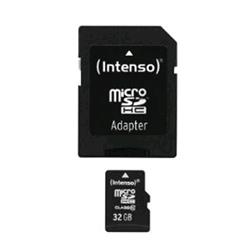 INTENSO 3413480 SCHEDA MICRO SD HC 32GB CLASSE 10 CON ADATTATORE SD