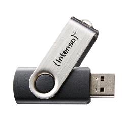 INTENSO CHIAVETTA USB 16GB USB 2.0 BASIC LINE SILVER BLACK