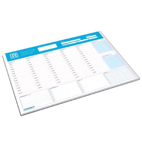 BLASETTI PLANNER SETTIMANALE DA SCRIVANIA COLLATO 420X297 mm A3 60 FOGLI 80GR