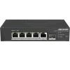 Hikvision DS-3T1306P-SI/HS — switch industriale Smart Managed, 4 porte PoE