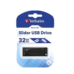 VERBATIM SLIDER USB DRIVE 32GB CHIAVETTA USB 2.0