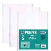 FAVORIT C63XL COPRILIBRI IN PP LISCIO 360X570 mm TRASPARENTE CONF 5 Pz.