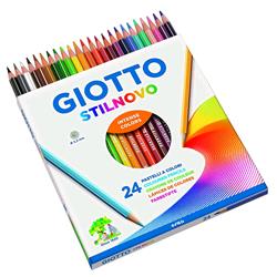 GIOTTO STILNOVO PASTELLO 3.3 mm COLORI ASSORTITI CONF 24 Pz.
