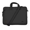 TRUST BOLOGNA BORSA PER NOTEBOOK DA 16" IN POLIESTERE 2 SCOMPARTI CON TRACOLLA NERO