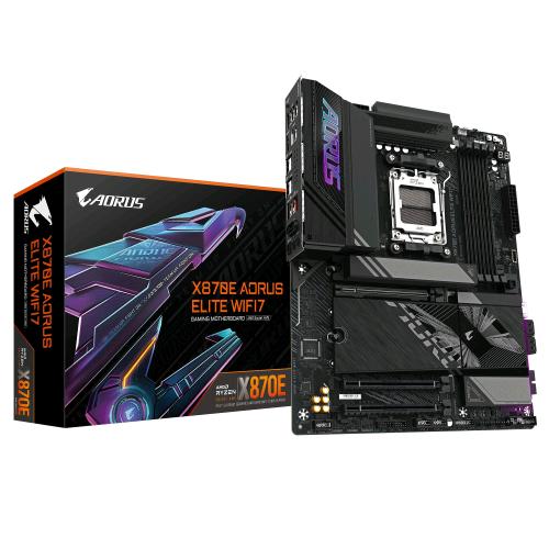 GIGABYTE X870E AORUS ELITE WIFI7 — scheda madre AM5, 4 slot DDR5, ATX
