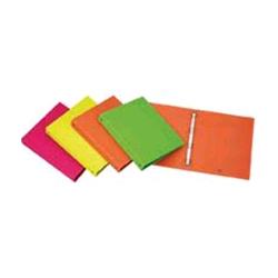 FAVORIT NEON RACCOGLITORE 4 ANELLI DA 15 MM IN PP 320X260 MM A4 DORSO 1.5 CM COLORI ASSORTITI