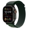 APPLE WATCH ULTRA 2 GPS + CELLULAR 4G 49mm CASSA IN TITANIO NERO CINTURINO ALPINE LOOP VERDE SCURO - MEDIUM