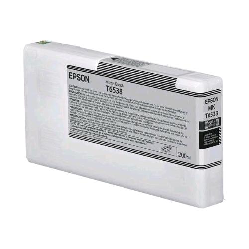 EPSON T6538 CARTUCCIA INK NERO OPACO 200 ML PER Stylus Pro 4900 Stylus Pro 4900 Designer Edition Stylus Pro 4900 Spectro M1 Stylus Pro 4900 Spectro Proofer Designer Edition Stylus Pro 4900 SpectroProofer Stylus Pro 4900 SpectroProofer UV