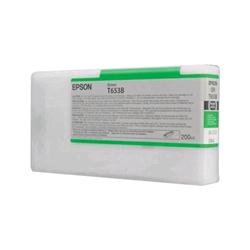 EPSON T653B TANICA VERDE PER STYLUS PRO 4900 SPECTROPROOFER-4900 STD 200ML