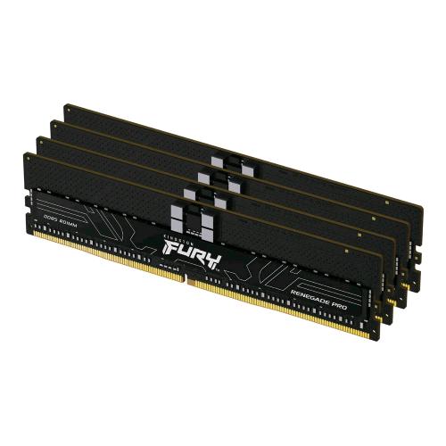 KINGSTON FURY RENEGADE PRO 128GB KIT 4 x 32GB DDR5 5600MHz EXPO XMP 3.0 CL28 ECC DIMM NERO