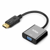 NILOX ADATTATORE VIDEO DA DISPLAY PORT MASCHIO A VGA FEMMINA 1080p / 1920 × 1200 (WUXGA) NERO