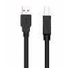 NILOX CAVO DA USB-A 3.0 MASCHIO A USB-B 3.0 MASCHIO 1.8 MT NERO