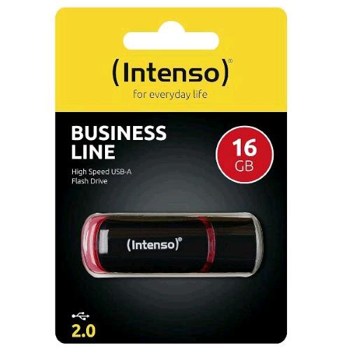 Intenso Business Line 16 GB — chiavetta USB-A nero/rosso