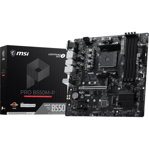 MSI PRO B550M-P SCHEDA MADRE AMD B550 DDR4 SOCKET AM4