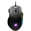 SHARKOON SHARK FORCE 3 MOUSE GAMING ERGONIMICO RGB SENSORE A825 12.800 DPI 8 PULSANTI NERO