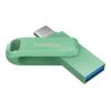 SANDISK ULTRA DUAL DRIVE GO CHIAVETTA USB TYPE A/C 64GB VERDE