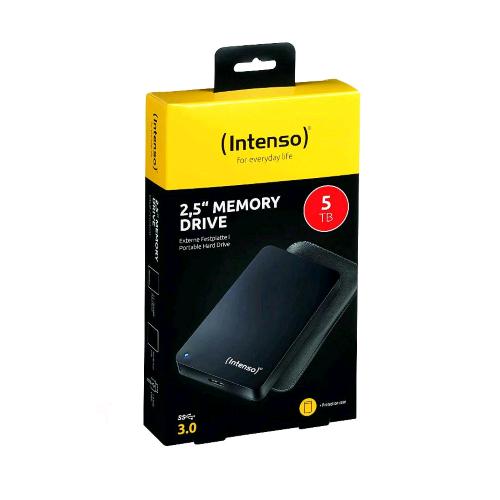 Intenso Memory Drive 5 TB — hard disk esterno 2,5″ con custodia