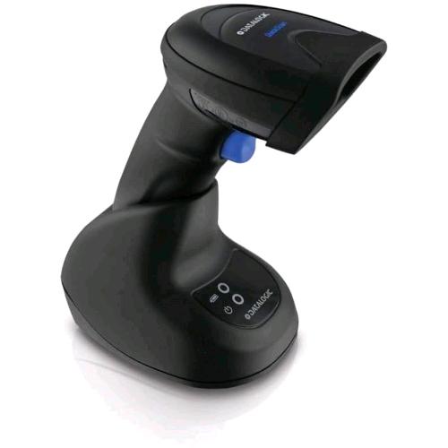 Datalogic QuickScan QBT2500 — imager 2D Bluetooth con base, nero