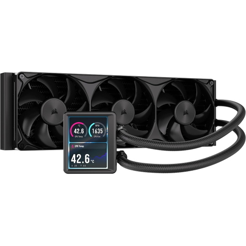 Corsair NAUTILUS II 360 RS LCD — AIO 360 mm, nero